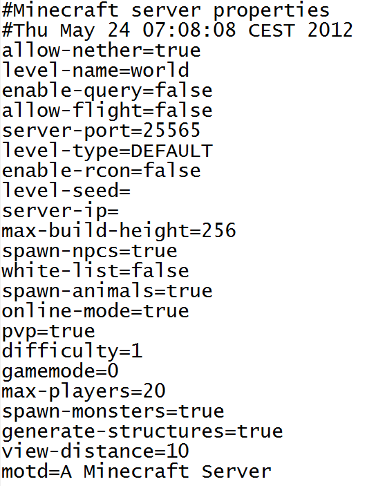 False список. Server.properties. Файл Server.properties настройка. Server properties Minecraft настройка. Generator settings майнкрафт.